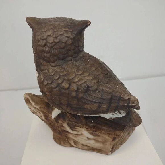 Vintage Homco Owl Ceramic Figurine Statue Painted 5" #1114 - Picture 4 of 8